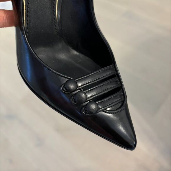 Dolce & Gabbana black leather pumps size 6/36 - Picture 4 of 12